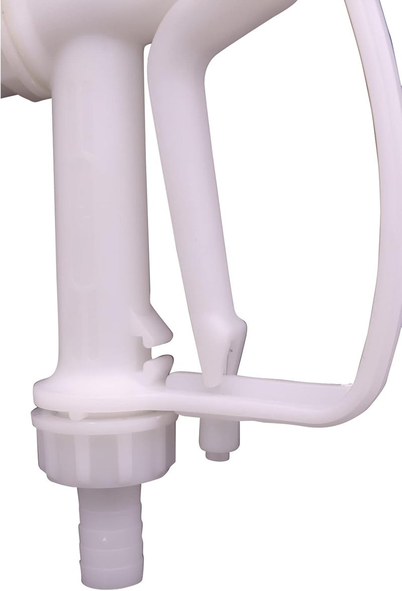 MENAITEK 1" Barb Plastic Manual Nozzle with 0.7(18mm) Inch Stainless Steel Spout Diesel Exhaust Fluid (DEF)/Antifreeze Nozzle for Water, Ethanol, Methanol Blend, Diesel, and Industrial Dispensing - Image 5